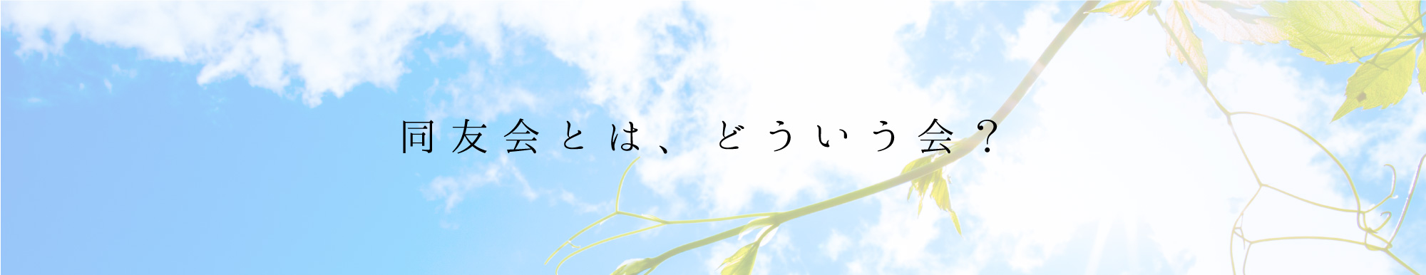 同友会とは、どういう会？